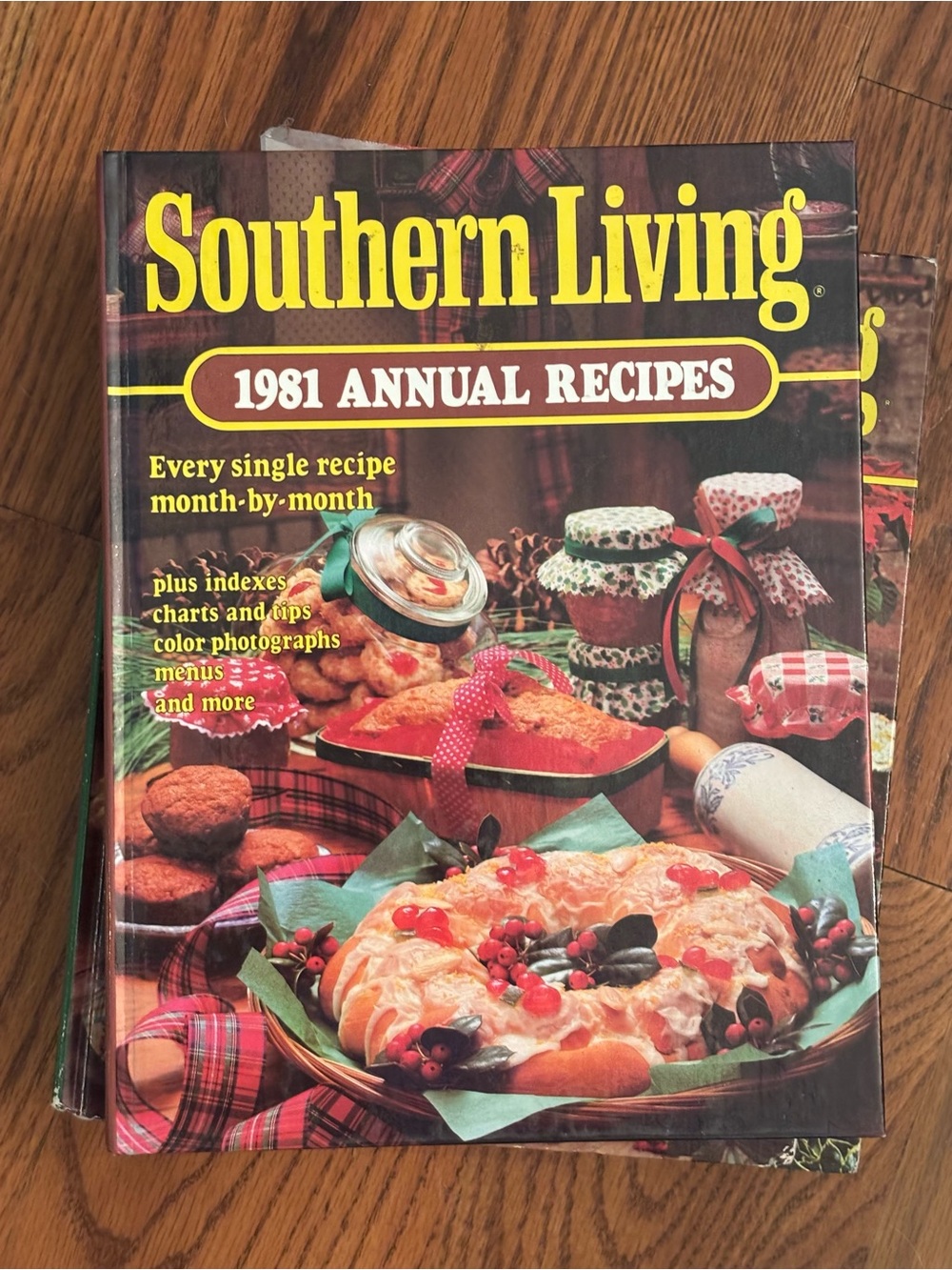 Southern Living Cookbook - Yellow Title with Brown & Red Cover Art